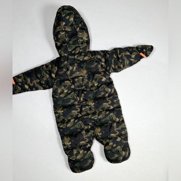 NIKE ARMY CAMO 15-18 Lb 6 MO Baby Banting Pram Bag Snowsuit - Picture 2 of 6